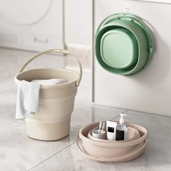 Portable Foldable Collapsible Bucket