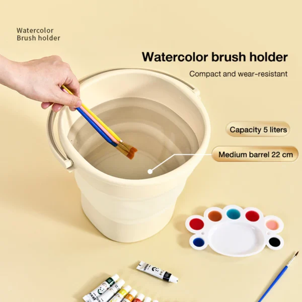 Portable Foldable Collapsible Bucket