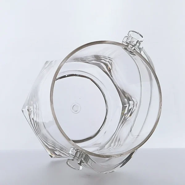 Crystal Transparent Plastic Ice Bucket