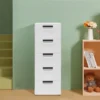 Vertical Plastic Drawer Storage Cabinet