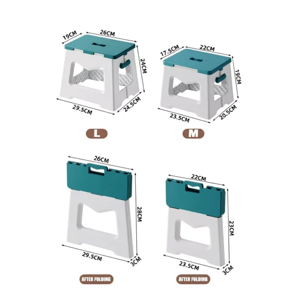 Foldable Plastic Stool Chair