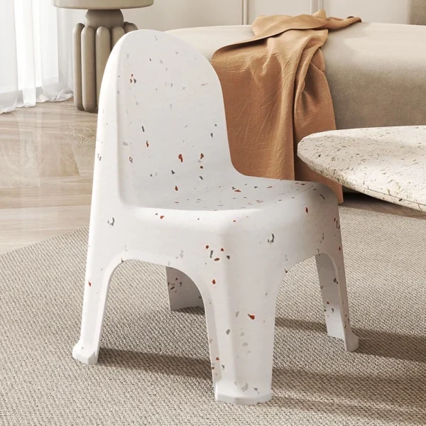 Heavy Duty Plastic Chair with Backrest