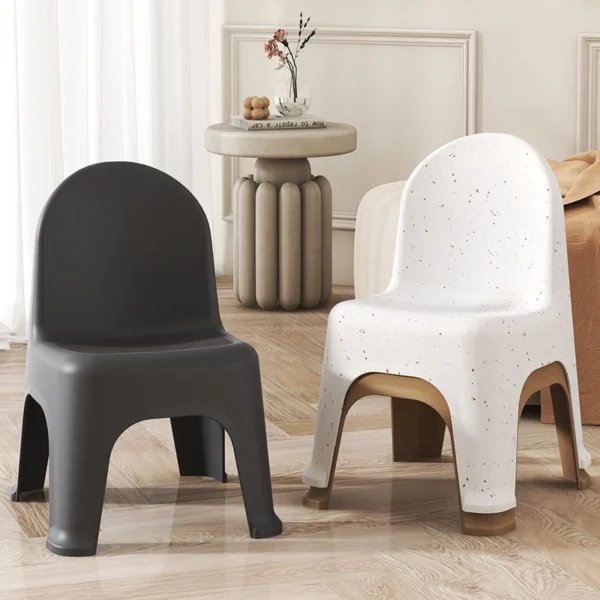 Heavy Duty Plastic Chair with Backrest